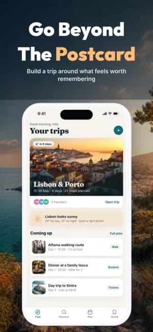 Travel Journey template, App Store screenshot