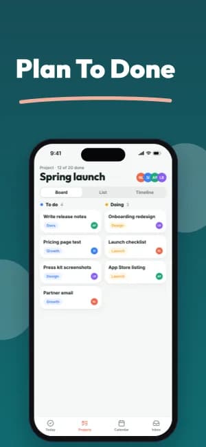 Launch Focus template, slide 2