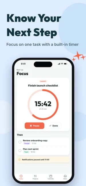 Launch Focus App Store screenshot template, slide 5 of 8