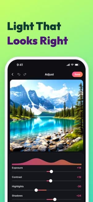 Vivid Color App Store example, slide 3
