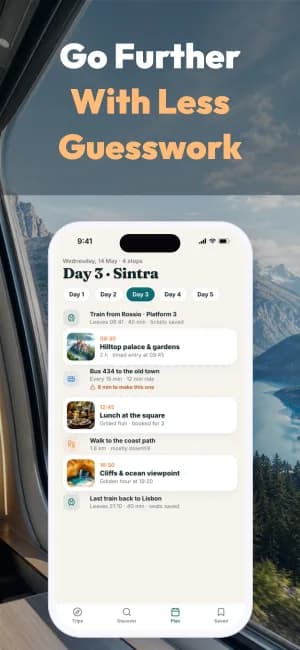 Travel Journey App Store example, slide 3