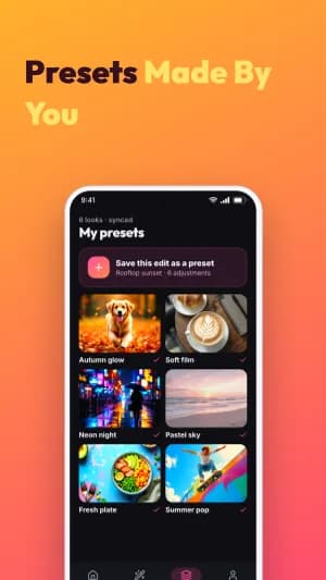 Vivid Color Google Play screenshot template, slide 7 of 8
