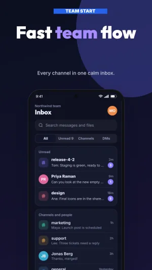 Team Flow template preview 1
